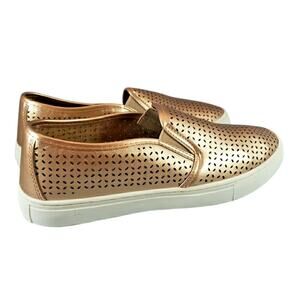 MIA Women Edith Slip-On Perforated Casual Sneakers - Rose Gold, US 10M